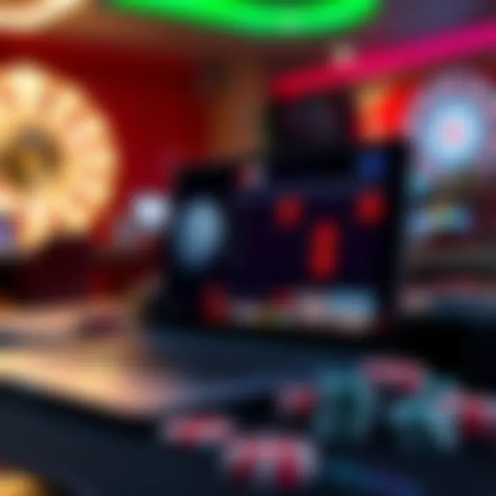 Exploring Online Gambling Platforms A visually engaging representation of various online gambling platforms