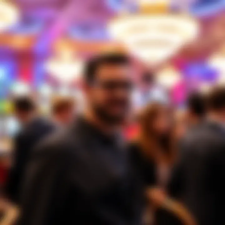 Networking opportunities at a live casino job fair