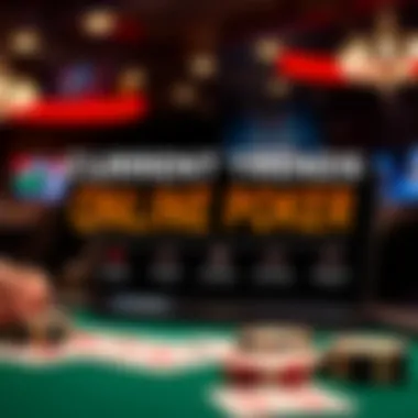 Current Trends in Online Poker A graphic showcasing trends in the online poker industry