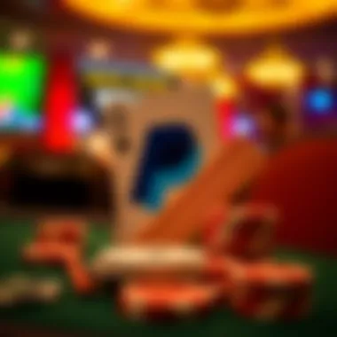 Responsible gaming symbol with poker elements