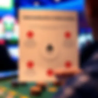 Understanding Risks in Mobile Gambling Diagram outlining risks associated with mobile gambling