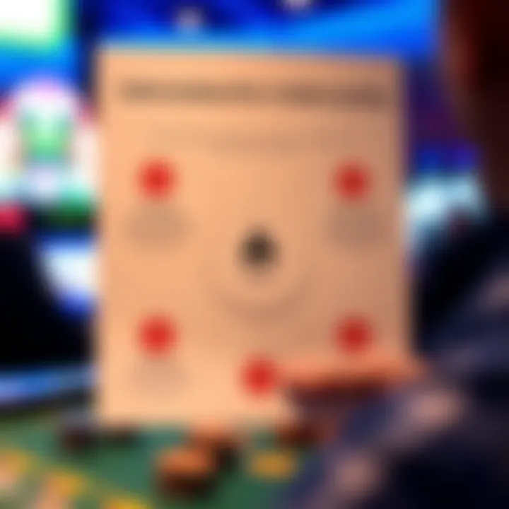 Understanding Risks in Mobile Gambling Diagram outlining risks associated with mobile gambling