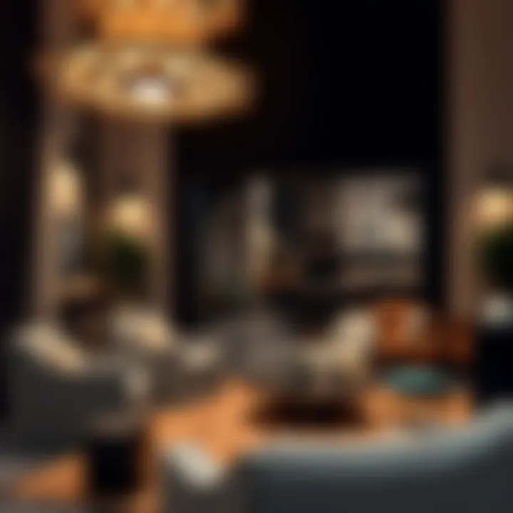 Comfortable lounge area in a boutique hotel