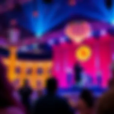 Live Entertainment at Seminole Casino Coco Live entertainment stage with performers