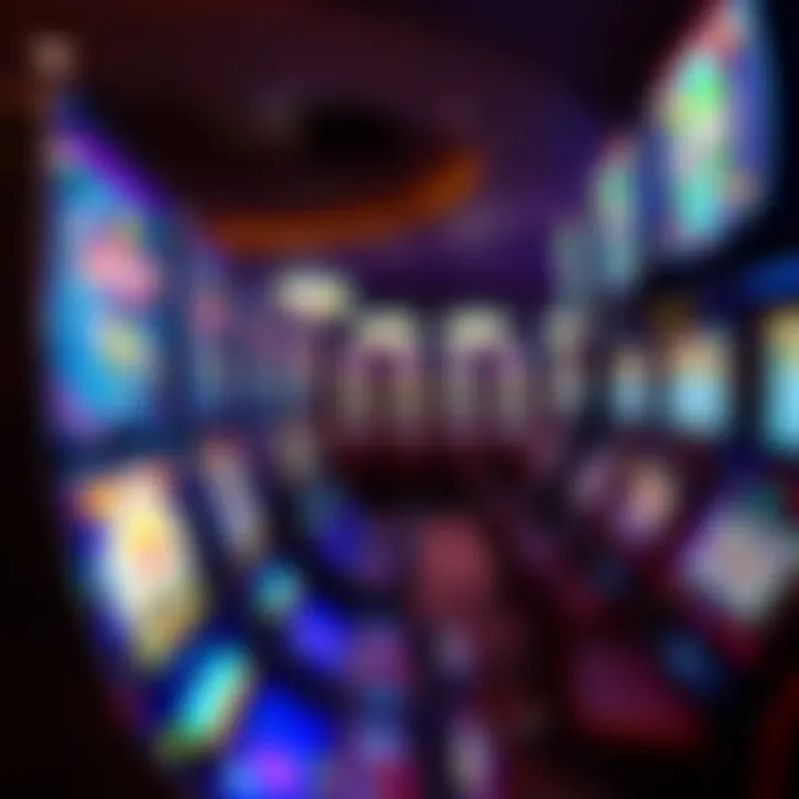 Vibrant Selection of Gaming Machines at Seneca Niagara A vibrant selection of gaming machines