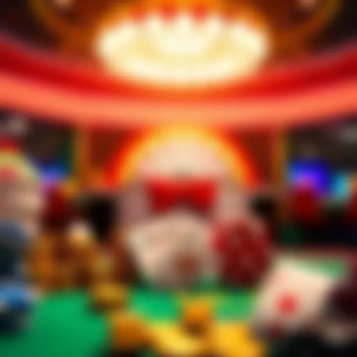 A visual depiction of various casino bonuses and promotions