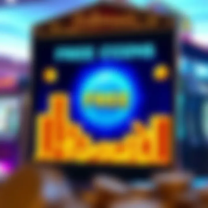 Free coins reward screen in Slotomania