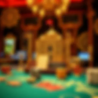 Historical memorabilia representing the casino's vibrant past