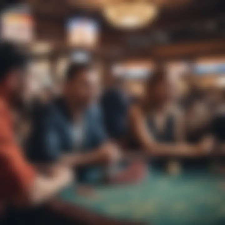 Community gathering for sports betting