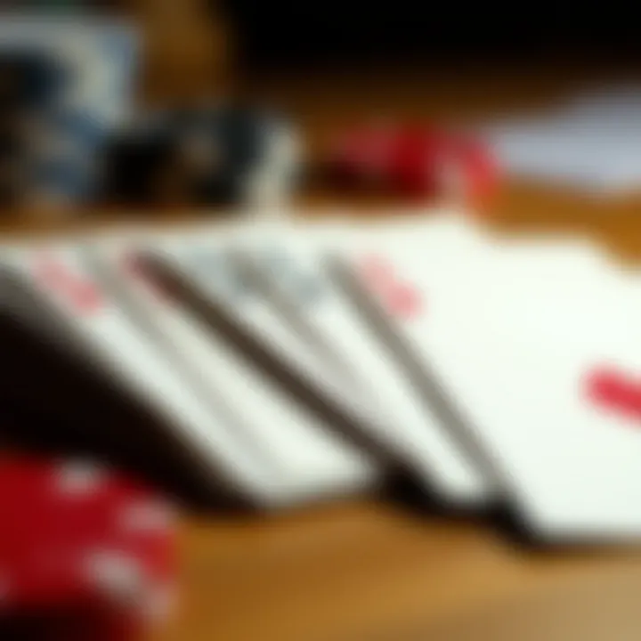 The Craftsmanship Behind Premium Playing Cards A close-up of high-quality playing cards made from premium materials