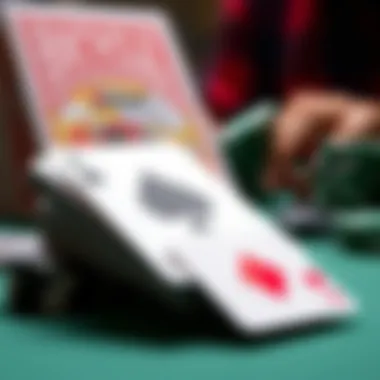 Contemporary Designs in Playing Cards A modern playing card deck with innovative design elements and bold colors