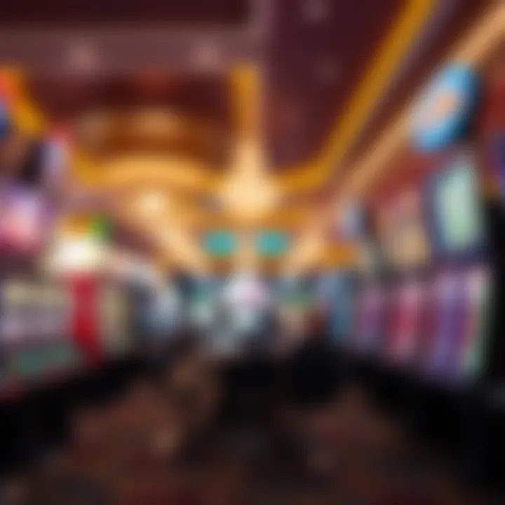 Interior view of a bustling Atlantic City casino with players at slot machines