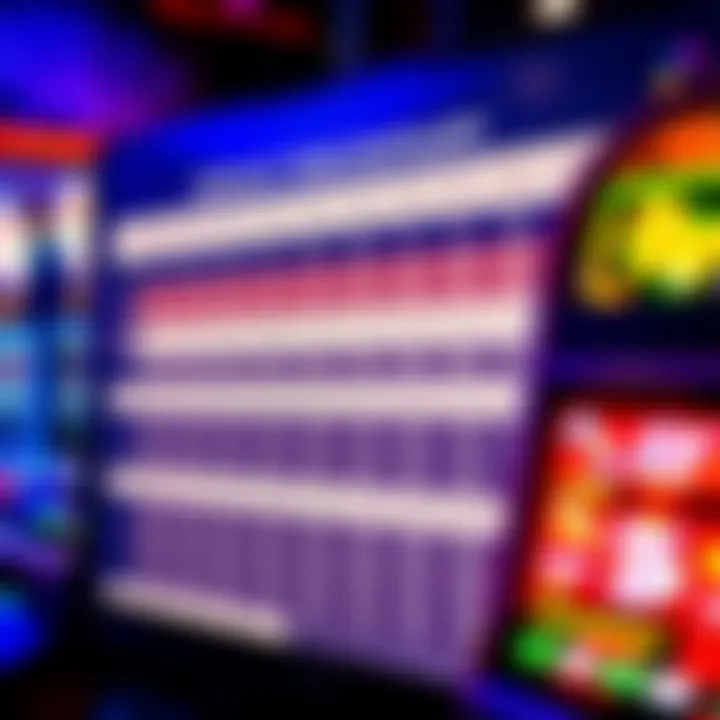 Payout percentage chart for popular slot machines