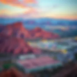 A panoramic view of Arizona landscapes symbolizing sports betting