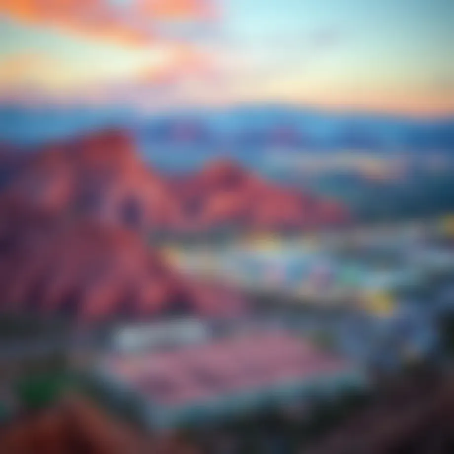 A panoramic view of Arizona landscapes symbolizing sports betting