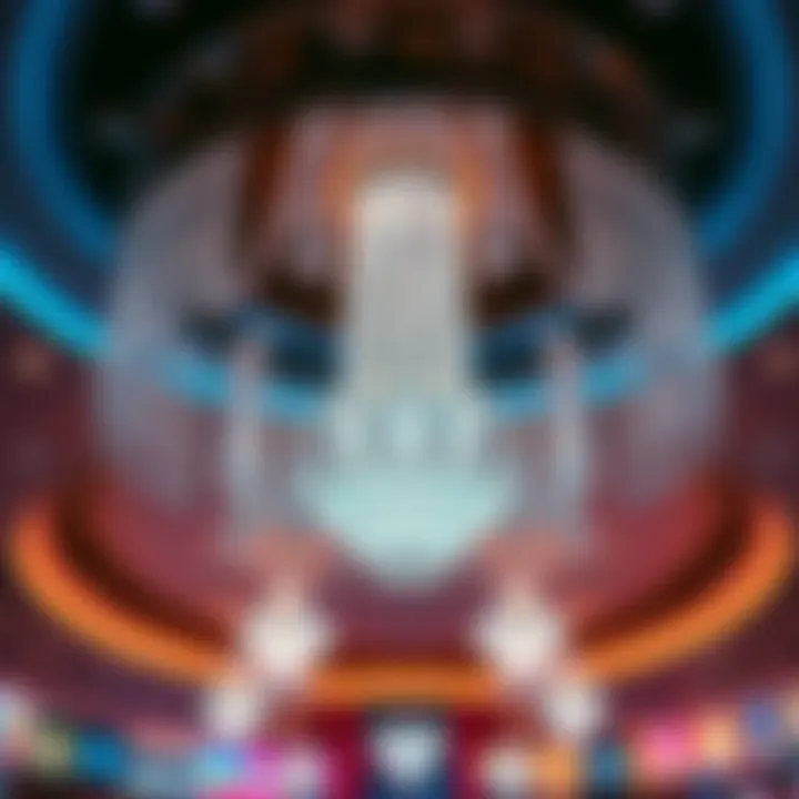 Intricate Crystal Design of the Chandelier A breathtaking view of the Chandelier at the Cosmopolitan highlighting its intricate crystal design