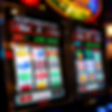 Slot Machine Paylines Overview Overview of the slot machine interface showcasing paylines