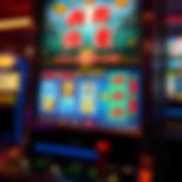 Visual representation of the China Shores slot machine interface