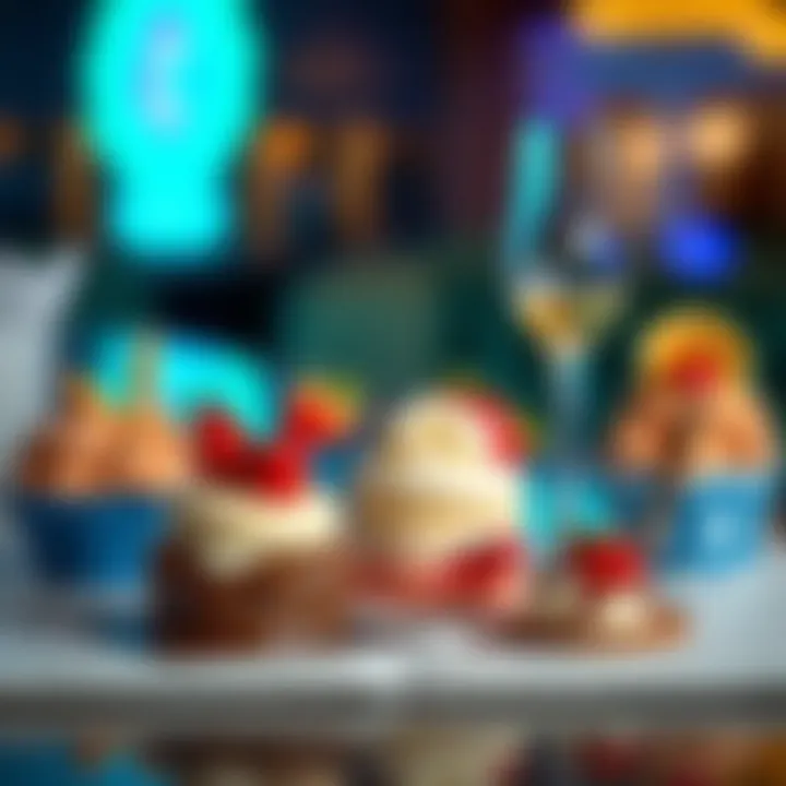 Sweet Trends of Las Vegas Cuisine A selection of decadent desserts representing culinary trends