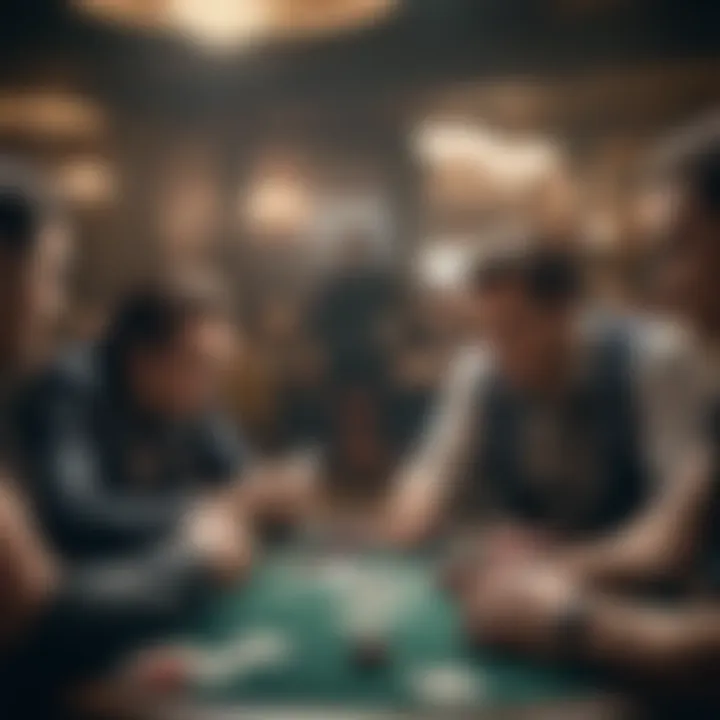 Group of players engaged in Double Joker Poker