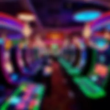 Vibrant Gaming Experience at the Isle of Capri Exciting gaming floor filled with vibrant atmosphere