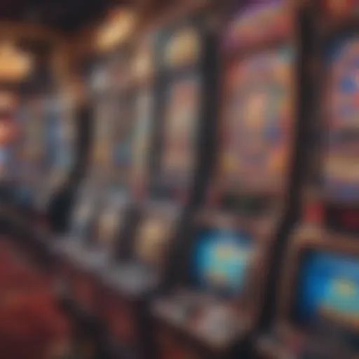 Vibrant slot machine interface showcasing popular themes