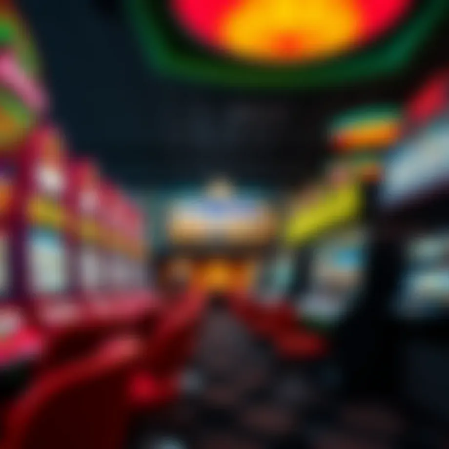 A vibrant virtual bingo hall showcasing online gameplay