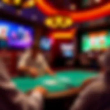 Diverse Online Poker Platforms Screenshots of various online poker platforms