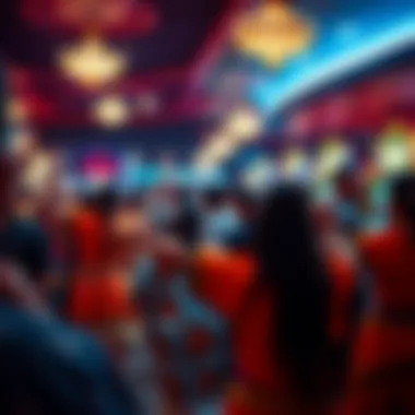 Cultural Celebration at Casino Cultural event showcasing traditional dances and music at a casino venue