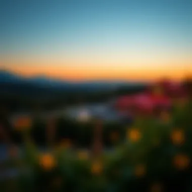 Scenic Landscape Surrounding Indian Casino A scenic view of the surrounding landscape highlighting nature and the casino