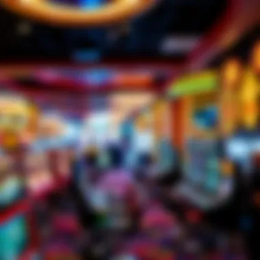 Interior of a vibrant casino floor bustling with gaming activity