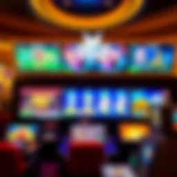 A stunning visual of a modern virtual casino interface showcasing various games.