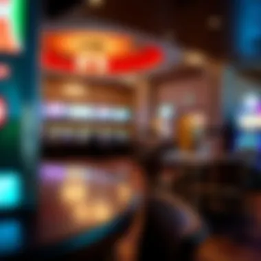 A welcoming hospitality area of a Navajo casino