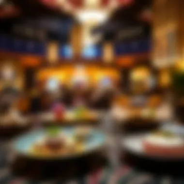 Diverse dining options available at Resort World with exquisite dishes