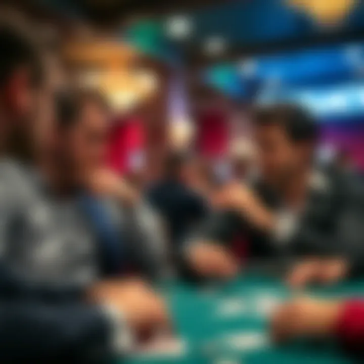 Strategic Insights Among Players Players engaged in a strategic discussion