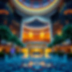 Architectural marvel of the Sands Convention Center