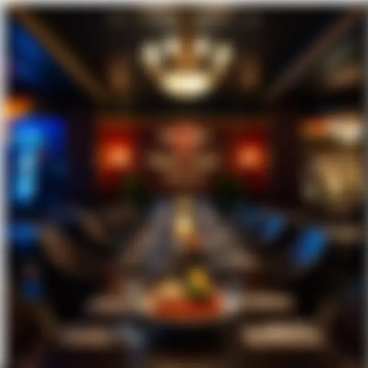 Dining Experience at the Hard Rock Charming dining setting showcasing exquisite culinary delights