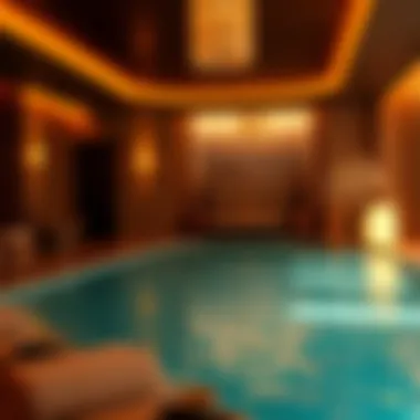 Serenity of the Wellness Spa Relaxing wellness spa environment promoting tranquility