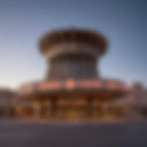 Exterior view of a prominent tribal casino in Arizona showcasing architectural design