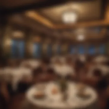 Dining area within the inn featuring a variety of culinary delights.