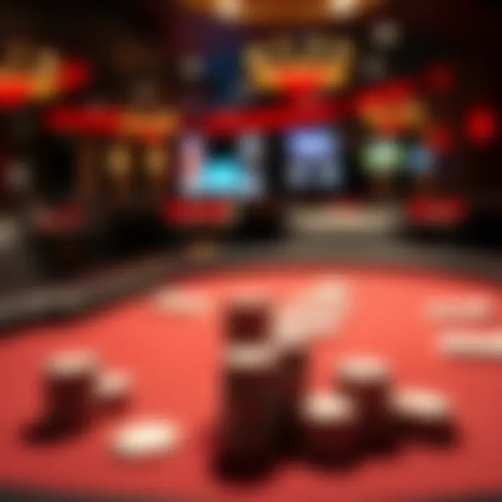 Ultimate Texas Hold'em table setup