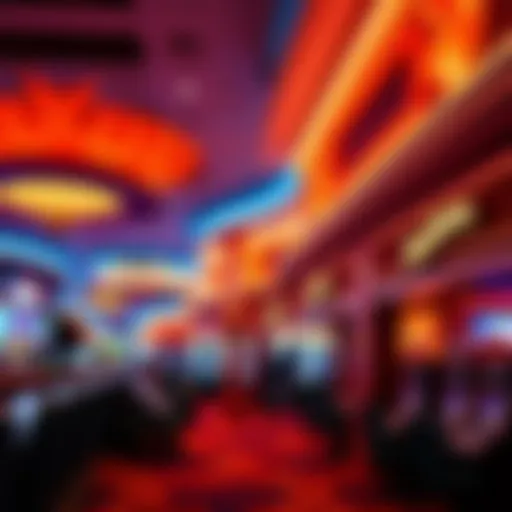 Firekeepers Casino Overview An overview of Firekeepers Casino with vibrant lights and signage