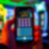 FL Lotto scratch off scanner interface on a smartphone