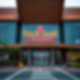 Exterior view of Foxwoods Casino Sportsbook showcasing its architectural design