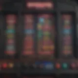 Visual representation of Ghostbusters slot machine interface