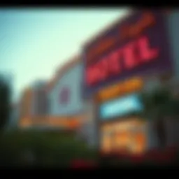 Exterior view of the Golden Eagle Hotel showcasing its architectural design