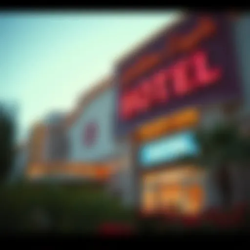 Exterior view of the Golden Eagle Hotel showcasing its architectural design