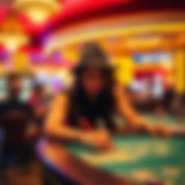 The Lively Ambiance of Golden Nugget Vibrant atmosphere of Golden Nugget Casino