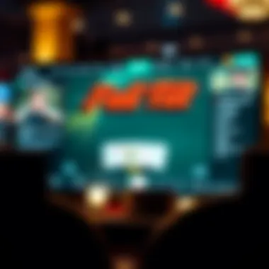 Screenshot of Full Tilt Poker interface displaying features