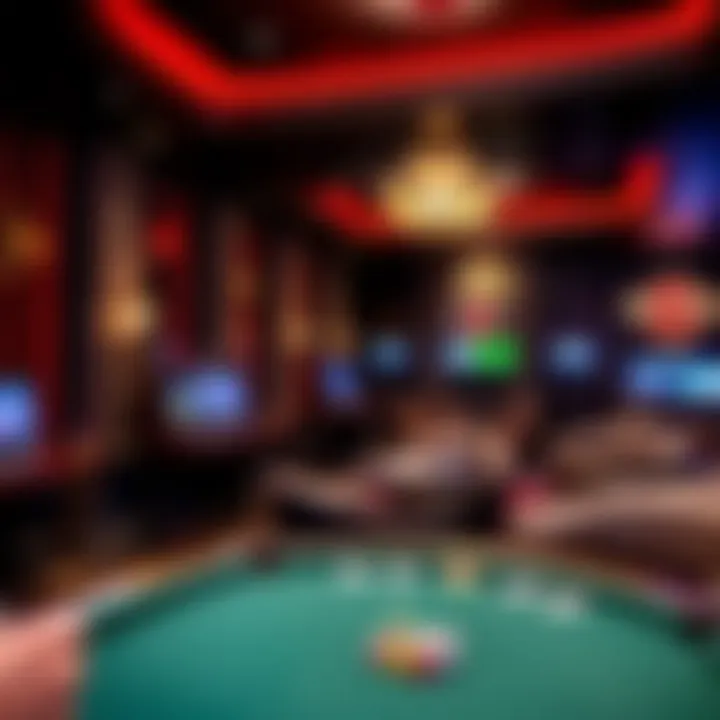 A serene lounge area dedicated to responsible gaming practices within Hard Rock Hollywood.